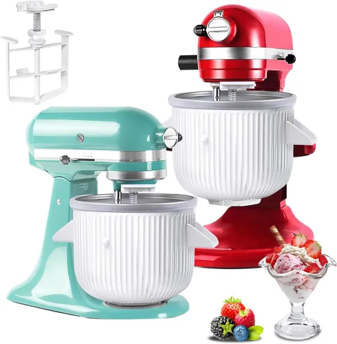Miniatura 8 de Máquina para hacer helados con tazón precongelado, máquina de helados casera recargable, máquina eléctrica de helado pequeña de 20/30 minutos