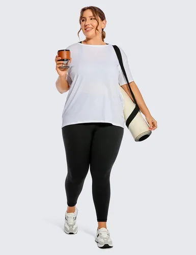 Miniatura 4 de CRZ YOGA Butterluxe - Leggings de talla grande para mujer de 25 pulgadas, cintura alta, pantalones de yoga de elastano suaves para entrenamiento
