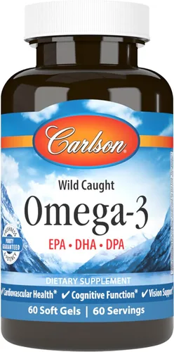 Omega-3, 700 mg de omega-3, EPA, DHA, DPA, económico, capturado en la naturaleza, de origen sostenible, 60 geles blandos