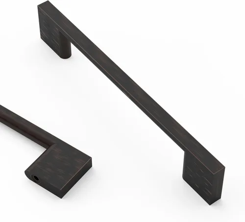 Miniatura 6 de Asidrama - Paquete de 10 manijas de gabinete de cocina de oro cepillado de 3 pulgadas (76mm), tiradores de gabinete, herrajes para gabinete