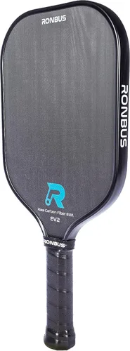 Miniatura 2 de EV2 Raw Toray T700 Paleta de pickleball de fibra de carbono con núcleo de EVA mejorado de 0.630 in