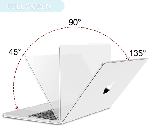 Miniatura 4 de B BELK Funda rígida compatible con MacBook Air de 13 pulgadas 2021 2020-2018 versión A2337 A2179 A1932, carcasa rígida para MacBook Air M1 de 13.3