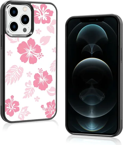 Miniatura 12 de Funda para iPhone 8 Plus y iPhone 7 Plus, linda funda Kawaii azul hibisco hawaiano floral estética floral para niñas preppy mujeres