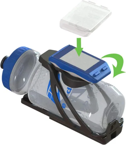 Miniatura 4 de Speedfil Z4 Between-the-Arms (BTA) Portabidón de agua con soporte para computadora.