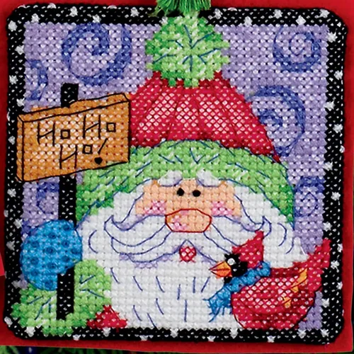 Miniatura 6 de Dimensions Kit de adornos de Navidad de punto de cruz contado, 6 piezas