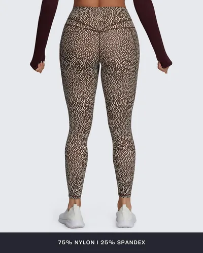 Miniatura 134 de Aoxjox Trinity - Pantalones de yoga de cintura alta con bolsillos para mujer, control de abdomen, cintura cruzada, leggings de entrenamiento suaves
