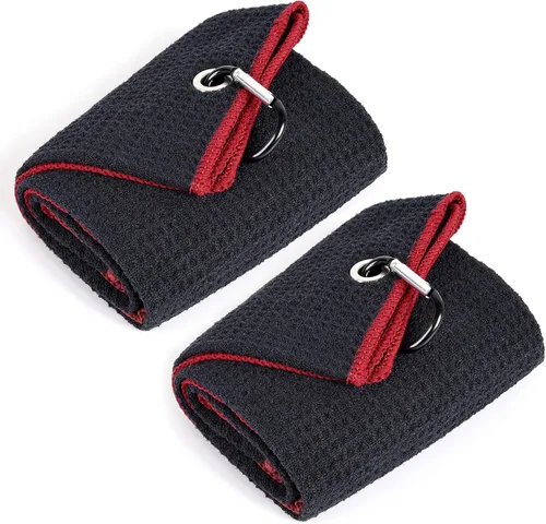 Miniatura 20 de Mile High Life Premium Waffle-Weave Golf Towel 16" X 24" Extra Absorbent & Quick-Dry Ultra-Soft Microfiber Carabiner Clip Multi