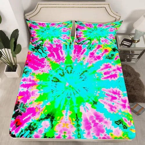 Miniatura 33 de Sábana bajera ajustable con diseño floral botánico para habitación de niños, diseño floral botánico para habitación de niños, diseño de ramas