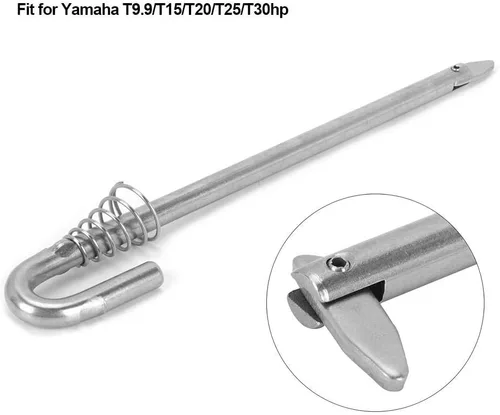 Miniatura 6 de Terisass Accesorios de motor fuera de borda - 6894316000 Motores fuera de borda Motor Inclinación Varilla Pin Lock Soporte para T9.9/T15/T20/T25/T30