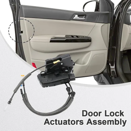 Miniatura 5 de Actuador eléctrico para cerradura de puerta delantera izquierda, lado de accionamiento compatible con Kia Sportage 2017 2018 2019 2020 2021