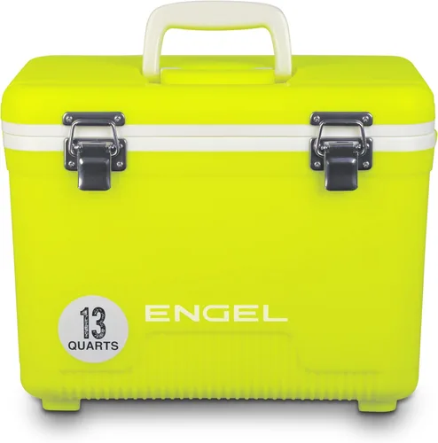 Miniatura 9 de Engel 13qt, refrigerador hermético, de secado al aire, Drybox y pequeña lonchera con carcasa dura para hombres y mujeres Rosa
