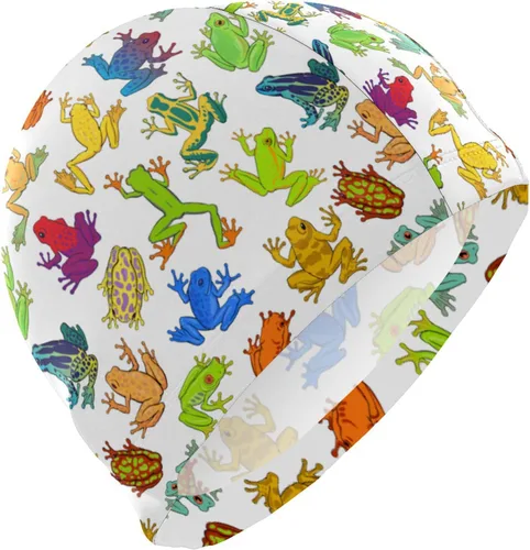 Miniatura 5 de Gorra de natación unisex para adultos, diseño divertido creativo de poliéster