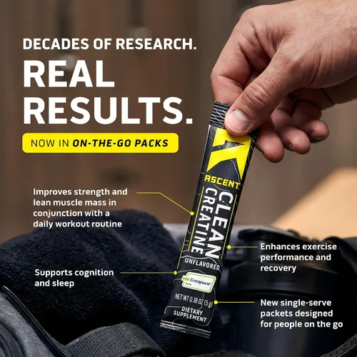 Miniatura 2 de ASCENT Creatina Stick Pack 15ct, 0.18 OZ