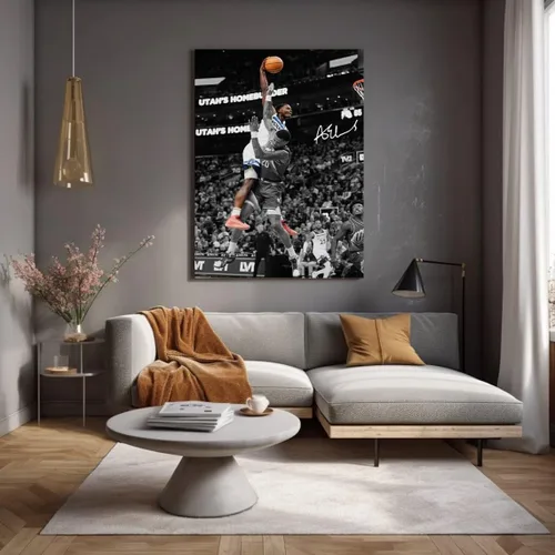Miniatura 88 de Póster firmado de la superestrella de baloncesto Victor Wembanyama para niños, para la habitación de los fanáticos, decoración de pared, pósteres