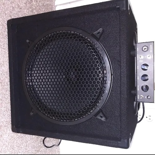 Miniatura 5 de FDXGYH Paquete de 2 fundas protectoras para parrilla de altavoz de 10 pulgadas con tornillos de montaje para audio doméstico, color negro