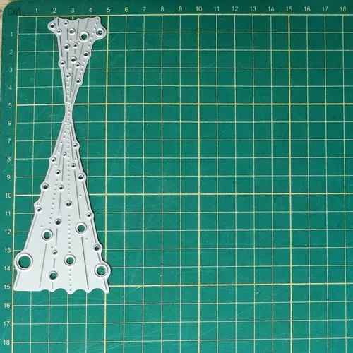 Miniatura 2 de Troqueles de metal de línea de puntos para hacer tarjetas, plantillas de corte para álbumes de recortes, álbum de fotos, plantilla de estampado de 01
