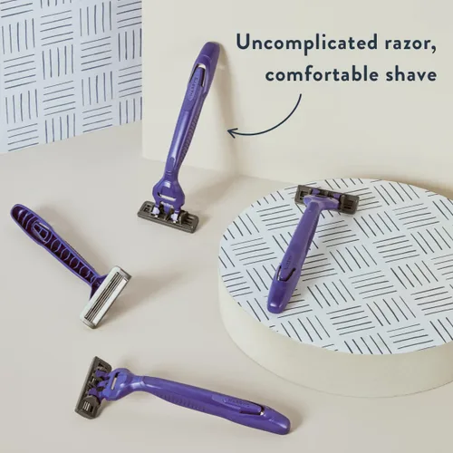 Miniatura 3 de Harry's Maquinillas de afeitar desechables para hombres, 10 unidades, 3 cuchillas para hombre para viajes y comodidad sobre la marcha