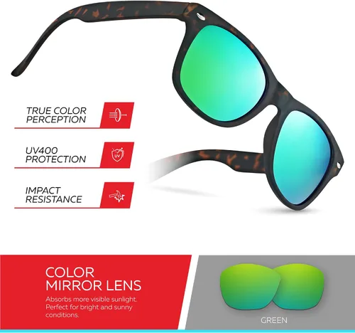 Miniatura 25 de Retro Rewind Lentes de sol para niños y niñas de 3 a 12 años, inastillables, UV400, lentes de sol para niños pequeños