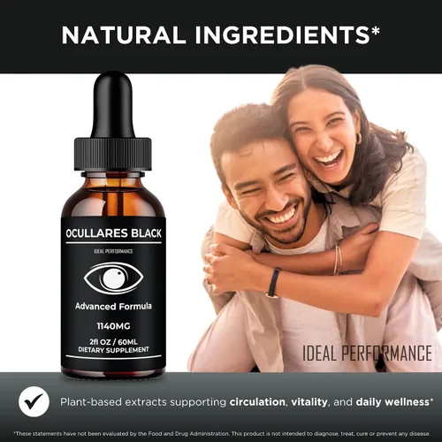 Miniatura 6 de Ocullares Black Drops, goteros oficiales de Ocullares para la salud de ojos negros, máxima fuerza, bienestar visual natural y vista cristalina