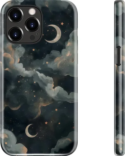 Miniatura 175 de Goodon para iPhone 17 Pro, Funda Estética de Gato Negro y Niña Naranja, Compatible con Magsafe, Funda Protectora Retro Única y Moderna de Silicona