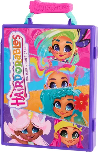 Hairdorables Estuche de almacenamiento, almacena y lleva hasta 6 muñecas de Hairdorables (no incluidas), juguetes para niños a partir de 3 años,