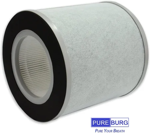 Miniatura 3 de PUREBURG Filtros HEPA de repuesto compatibles con el purificador de aire Bagotte BAP30, filtración H13 de 4 etapas de carbón activado 2 en 1