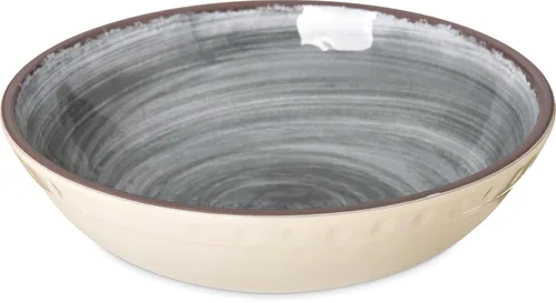 Carlisle FoodService Products Mingle Cuenco de Plástico Reutilizable Cuenco de Cereales con Estilo de Cerámica para Hogar y Restaurante, Melamina,