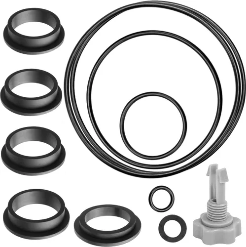 Piezas de junta de sello de bomba de filtro de arena, juego de reparación de repuesto compatible con bombas de filtro de arena Intex, válvula de