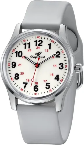 ManChDa Nurse Watch Nursing Watch Medical Analog Watches for Women Waterproof Watch with Second Hand Easy to Read Watch Military Time Watch Luminous