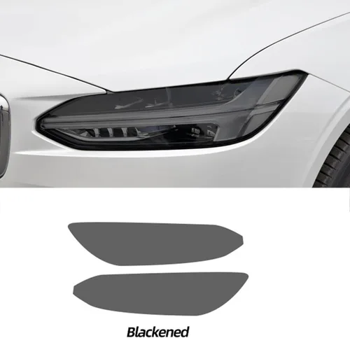 Miniatura 2 de Película protectora de faros delanteros de automóvil para Volvo XC40 XC60 XC90 S60 S90 V60 V90 2014-2022, adhesivo de TPU negro ahumado Para S90