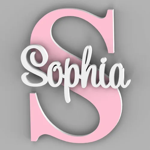 Miniatura 6 de Letrero de nombre para guardería, regalo personalizado para bebé, decoración de nombre de guardería, letras de pared, niños y niñas, encima