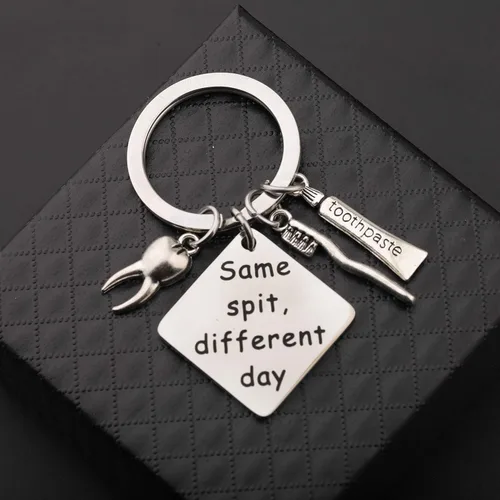 Miniatura 3 de Lywjyb Birdgot Regalo divertido para dentistas con el mismo salivo, regalo de higienista dental para diferentes días (El mismo escupito)
