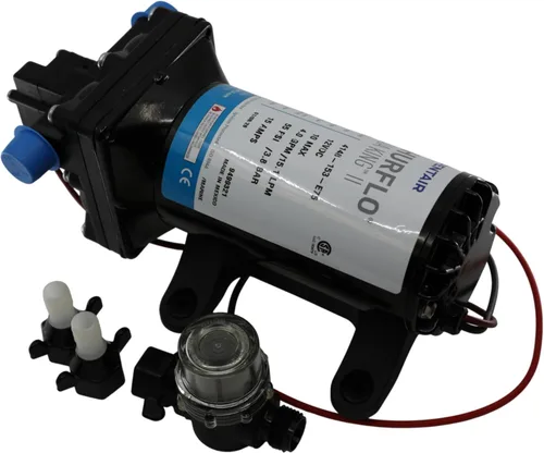 Miniatura 7 de PENTAIR SHURFLO 4148-153-E75 Aqua King II Bomba de agua dulce prémium 4.0, bomba de agua marina de 12 VCC, bomba de demanda de 4.0 GPM, apagado