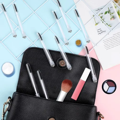 Miniatura 7 de Dming - 20 unidades de cepillo para pestañas, herramienta de maquillaje, suministros para extensiones de pestañas, cepillo de limpieza, rímel