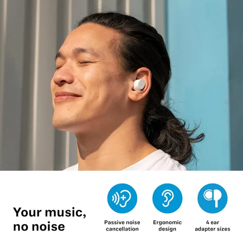 Miniatura 6 de Sennheiser CX True Wireless - Auriculares intrauditivos Bluetooth para música y llamadas con cancelación pasiva de ruido, controles táctiles Negro