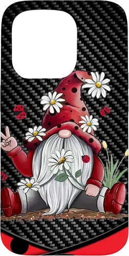 Miniatura 14 de Red Gnome Hippie Daisy Flowers Gnome Ladybugs - Christmas Case for iPhone 17