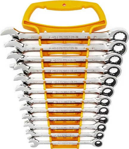 Miniatura 2 de GEARWRENCH Juego de llaves combinadas de trinquete de 5 piezas, 12 puntos, SAE - 93005