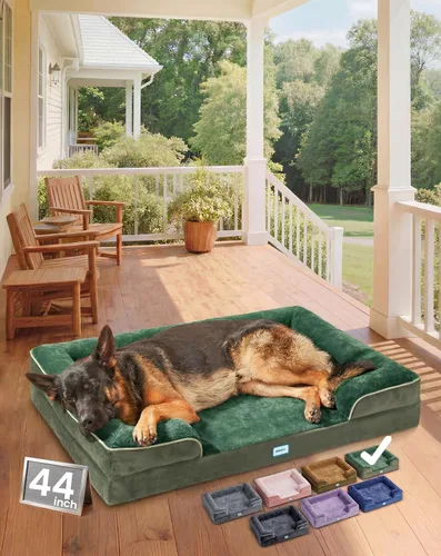 Miniatura 21 de OhGeni Orthopedic Cooling Dog Bed Couch, Cooling Big Pet Sofa for Extra Large Sized Pets with Memory Foam, Machine-Washable Waterproof Removable