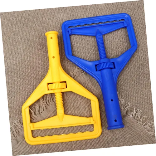 Miniatura 5 de ULTECHNOVO 2 unids cabeza de fregona comercial de microfibra mopa de microfibra mopa mojada mopa comercial mango de fregona plana cabeza
