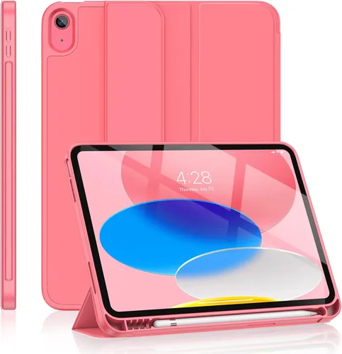 Miniatura 11 de Soke Funda para iPad (A16) de 11ª/10ª generación (2025/2022), iPad de 11/10.9 pulgadas con soporte para lápiz, funda protectora inteligente con Negro