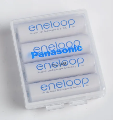Miniatura 2 de Eneloop Panasonic BQ-CASE2SA - Estuches de almacenamiento de batería con capacidad para 4 pilas AA o 5 pilas AAA, paquete de 2