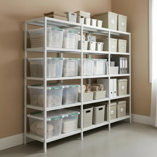Miniatura 7 de Bolsas de almacenamiento de plástico transparente de 20 cuartos de galón con tapas, cajas de plástico con tapas, 4 paquetes