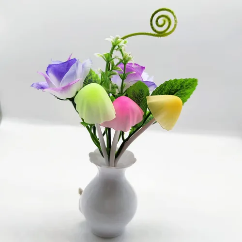 Miniatura 9 de AUSAYE - Luz nocturna LED que cambia de color, paquete de 1 lámpara enchufable del crepúsculo al amanecer, lámpara de decoración para el hogar, luz