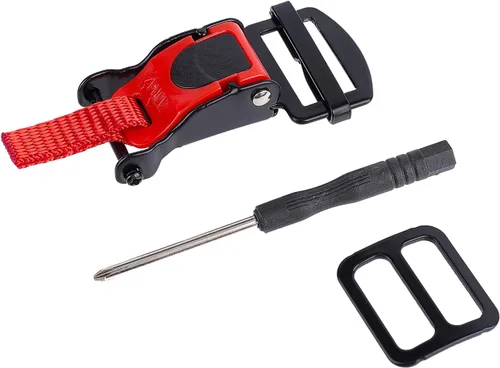 NICENEEDED Adaptador de correa de barbilla para casco de trinquete, kit de hebilla de liberación rápida para casco, accesorios para casco de