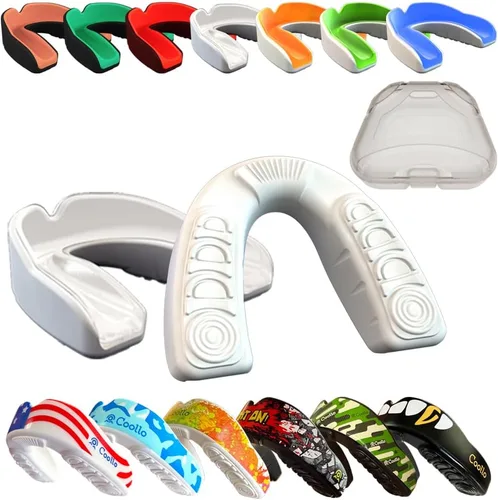 Miniatura 15 de Protector Bucal Hervir y Morder (Jóvenes y Adultos) DA Boquilla Deportiva de Ajuste Personalizado para Fútbol Americano, Hockey, Rugby, Lacrosse