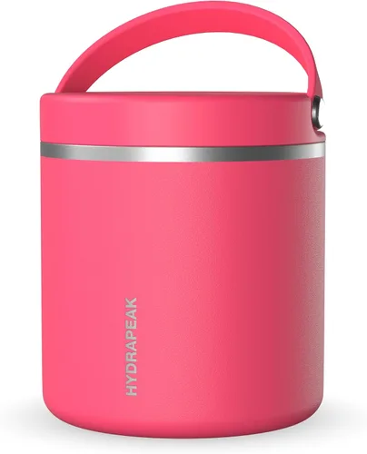 Miniatura 26 de Hydrapeak Tarro de comida de acero inoxidable con aislamiento al vacío de 25 onzas para comida caliente y fría, recipiente de boca ancha a prueba