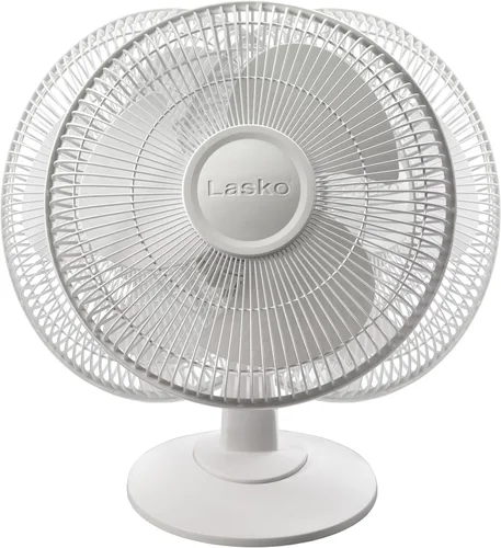 Miniatura 5 de Ventilador de mesa oscilante Lasko Productos 2012 de 12", Plástico, Blanco, 1