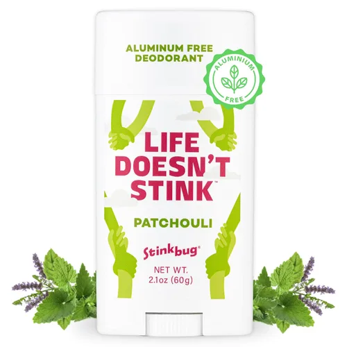 Miniatura 23 de Stinkbug Naturals - Desodorante orgánico sin aluminio con salvia ámbar, aceite de coco y carbón activado, sin parabenos, desodorante para piel