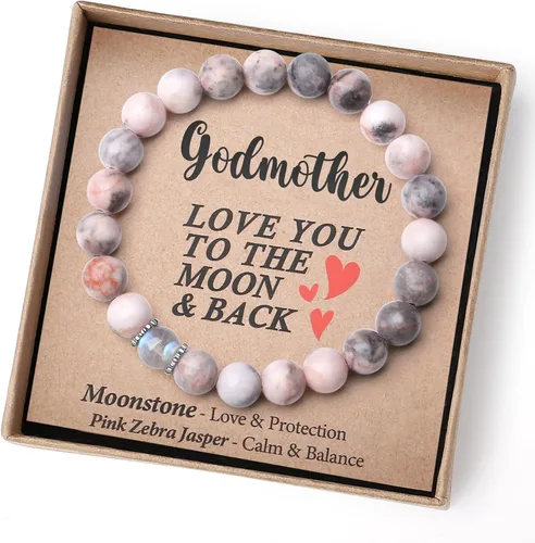 Christmas Gifts for Mom/Auntie/Grandma/Sister-Love/Balance-Natural Crystal Bracelet with Meaning-Handmade Gifts