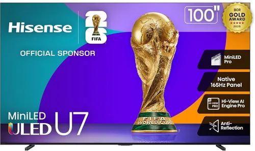 Miniatura 36 de Hisense 55" U7 Mini-LED ULED 4K UHD Best Premium Gaming Google Smart TV (55U7SG, 2026 NUEVO) - Hi-QLED, Native 165Hz, VRR 330, HDR10+, Dolby Vision